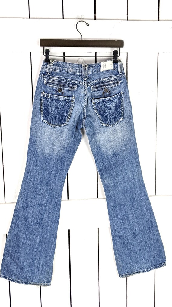 Taverniti So Jeans Los Angeles Janis faded blue denim flared - Etsy  Nederland