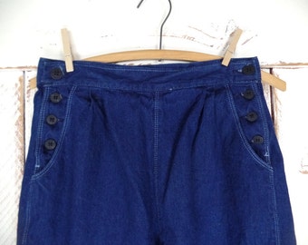 Vintage toelopende Rocky Mountain-jeans met hoge taille uit de jaren 80