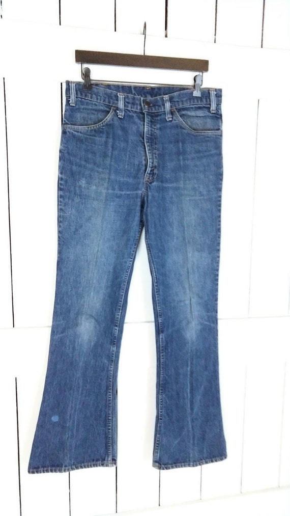 Levis orange tab blue high waisted zipper fly den… - image 2