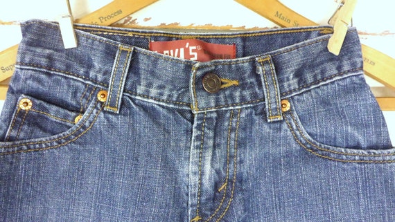 Kids/childrens 550 Levis relaxed fit blue denim j… - image 4