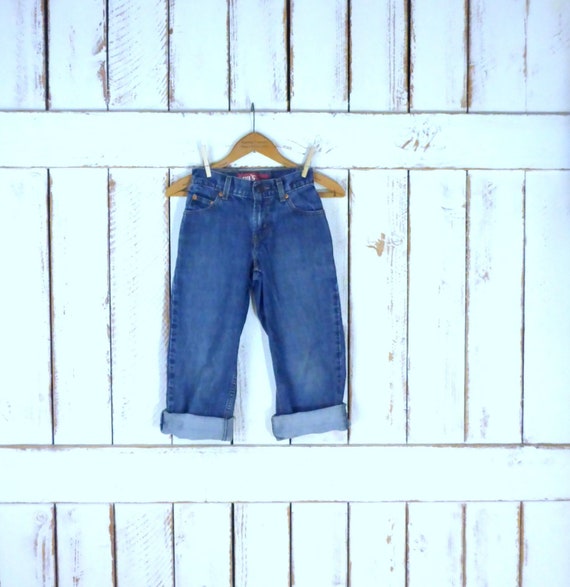 Kids/childrens 550 Levis relaxed fit blue denim j… - image 1