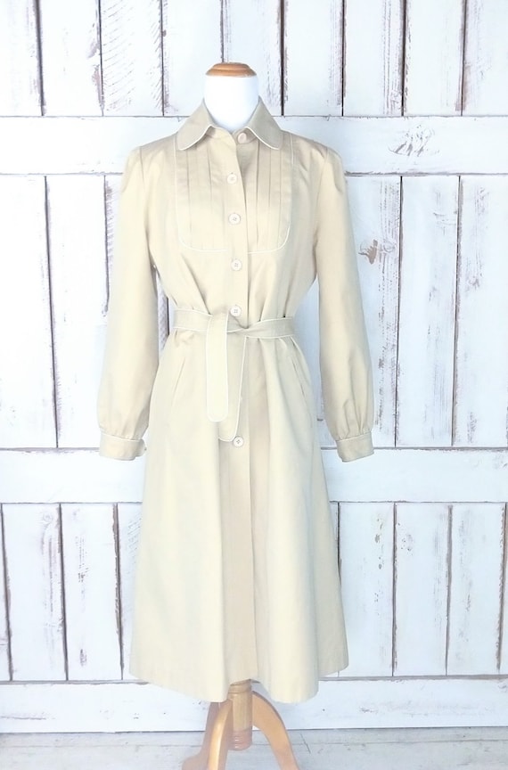 Buy Vintage Trench Coat/rain Jacket/belted Spy Coat Online in 