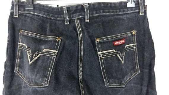 Vintage Chardon Paris black denim jeans/high wais… - image 2