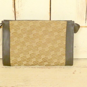 Cartera de mano vintage marrón
