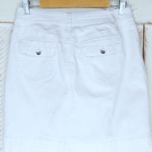 Vintage White Stretch Jean Denim Skorts/christopher and - Etsy