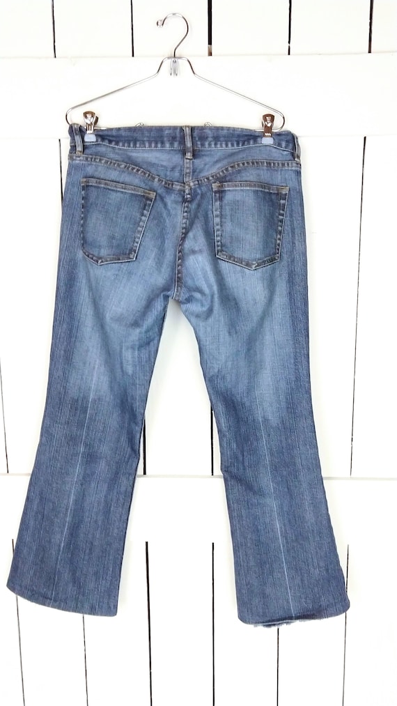 Vintage FCUK Boot Cut Blue Denim Jeans faded French Connection