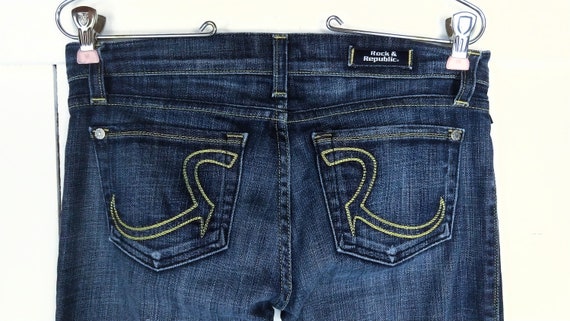 Refinery Republic Jeans Size 30x30 Mens Mid Straight Leg Dark Wash Blue  Denim | eBay
