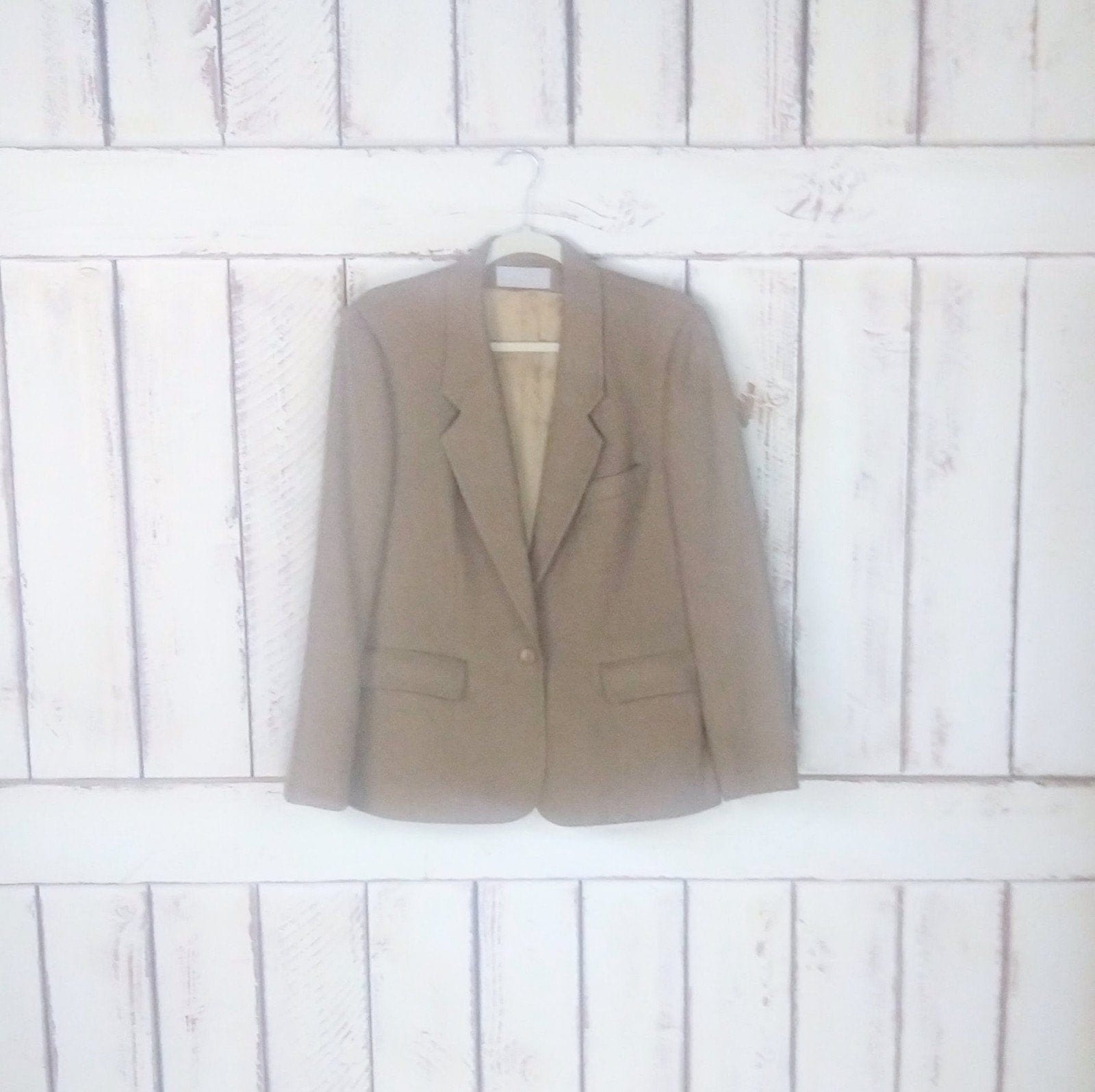 evan picone wool blazer