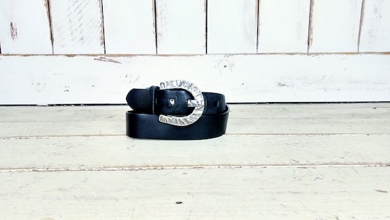 SAINT LAURENT】HORSESHOE BUCKLE BELT 90（Gucci Brown Leather 