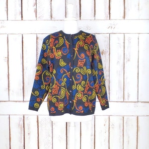 Vintage tribal knit cardigan