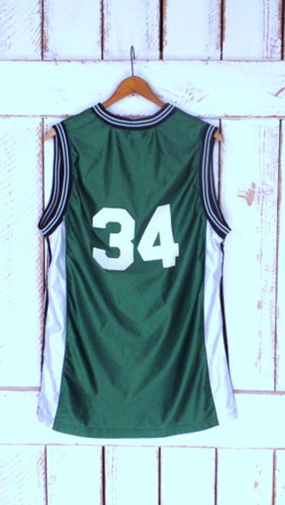 90s Falcons Basketball green/white poly nylon ath… - image 4