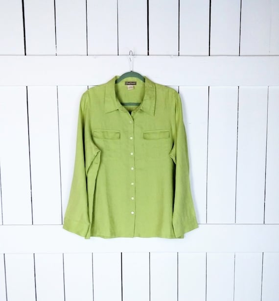 Vintage 90s Tommy Bahama linen tunic button down s