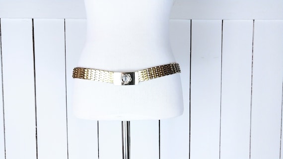 Medium Vintage Metal Statement Belt