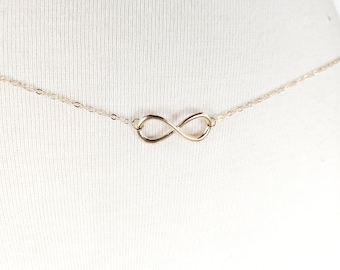 Gold metal infinity symbol chain link dainty lightweight skinny belly chain belt