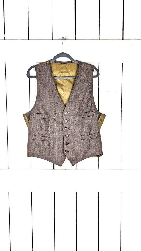 Vintage mens suit vest Gem