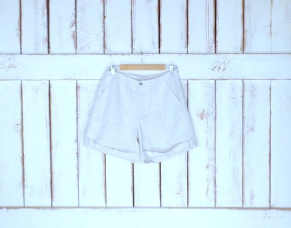 Vintage Liz Claiborne cotton linen cuffed shorts/… - image 6