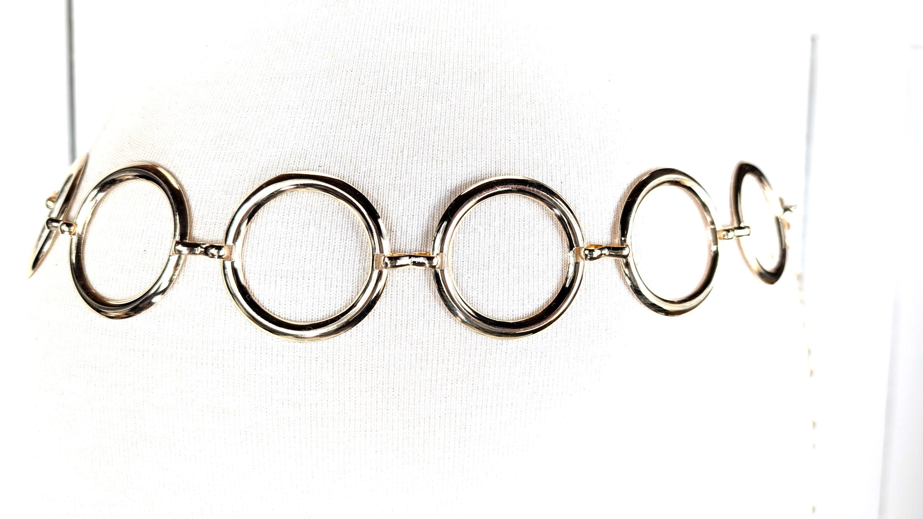 Lightweight Gold Metal Round Link Belly Chain Belt - Etsy