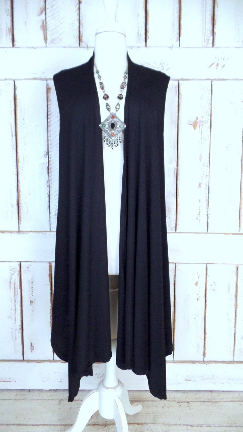 jersey duster cardigan