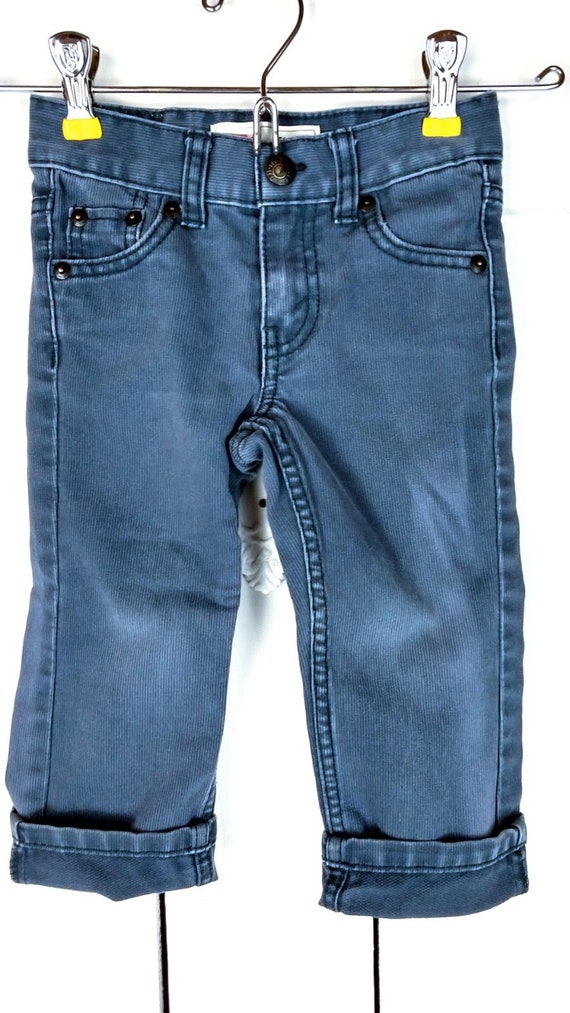 Kids/boys/girls/childrens 514 Levis blue corduroy… - image 2