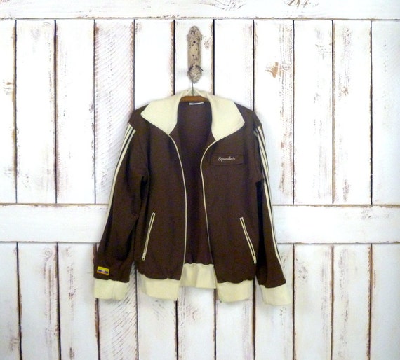 Brown/tan Equador vintage cardigan knit sweater/s… - image 1