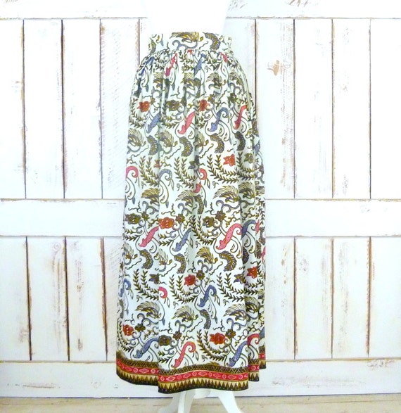 batik maxi skirt