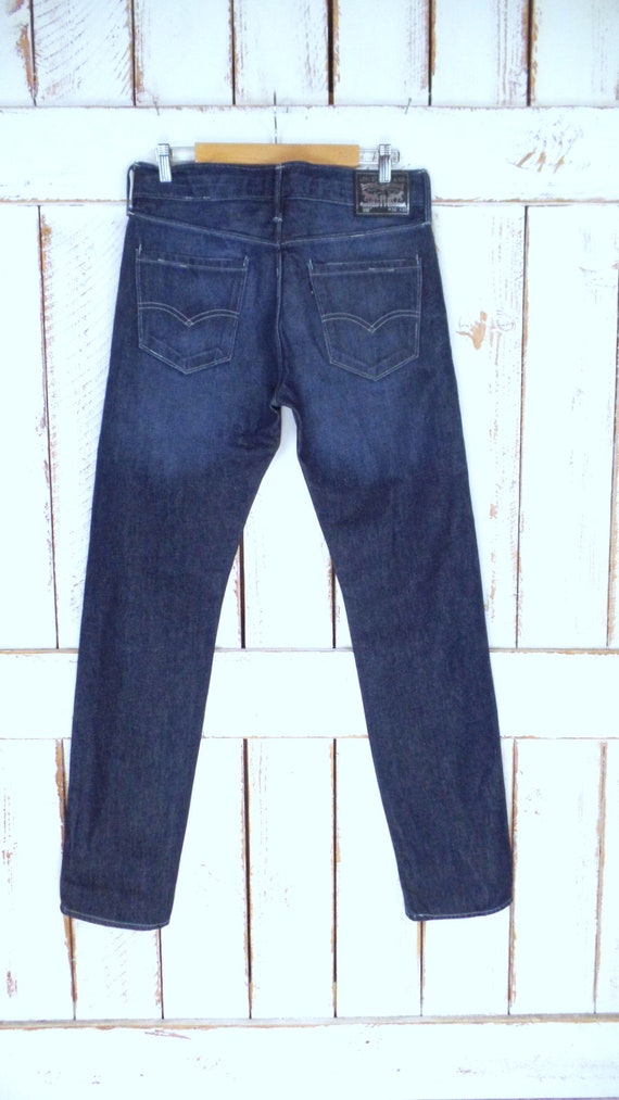 Vintage 508 dark blue Levis denim jeans/regular t… - image 6