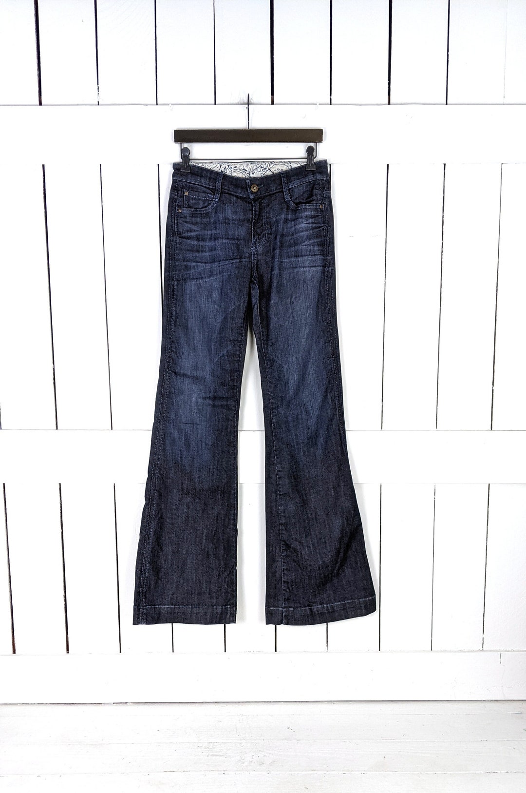 【BOK PLACE】Light blue washing span wave long wide denim pt BOK PLACE】Light blue washing span wave long wide denim pt