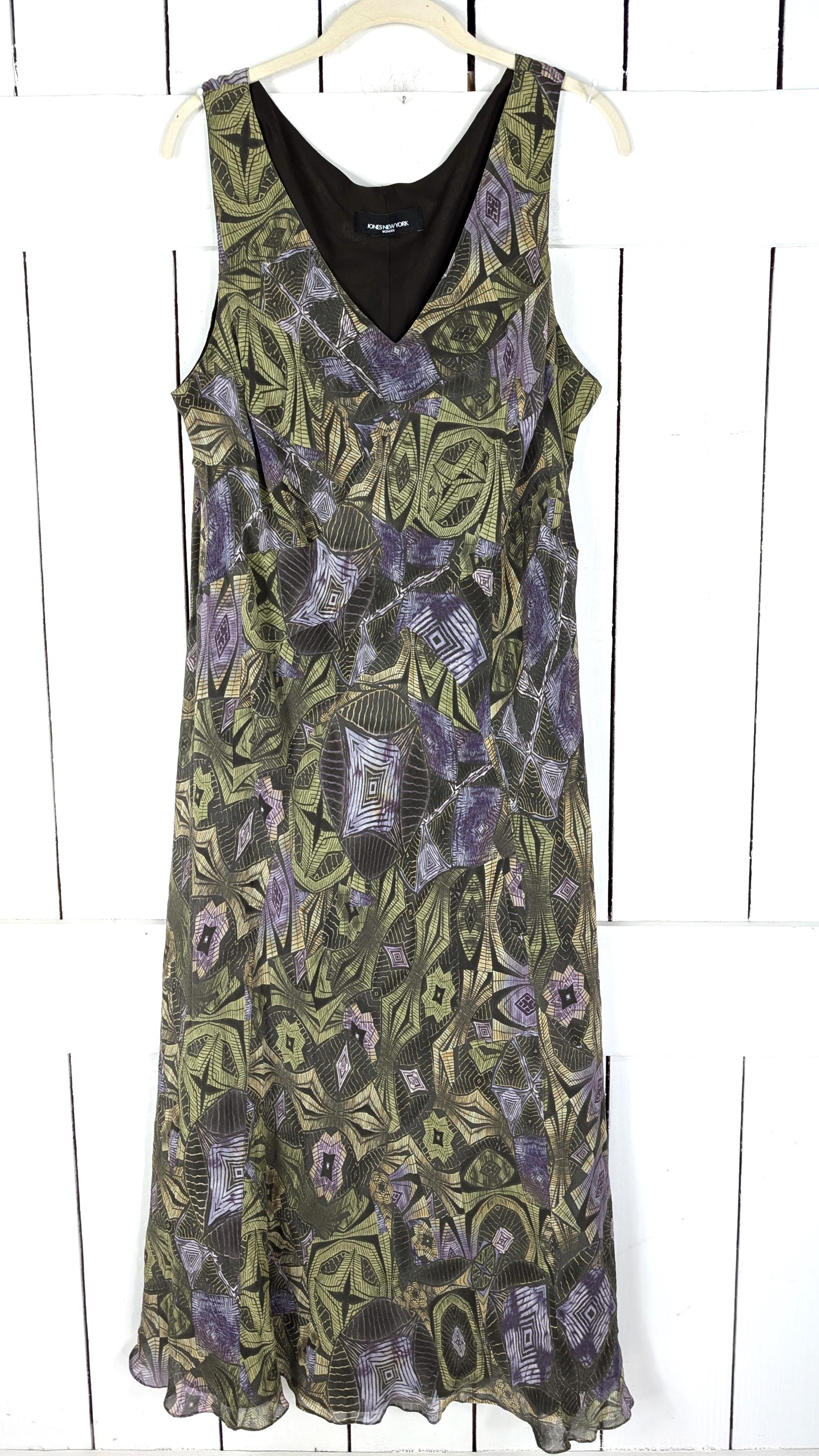 Jones New York Suit Nwt sleeveless sheath dress w/belt size 12