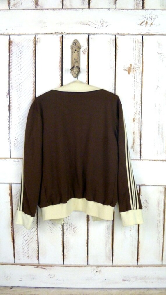 Brown/tan Equador vintage cardigan knit sweater/s… - image 5