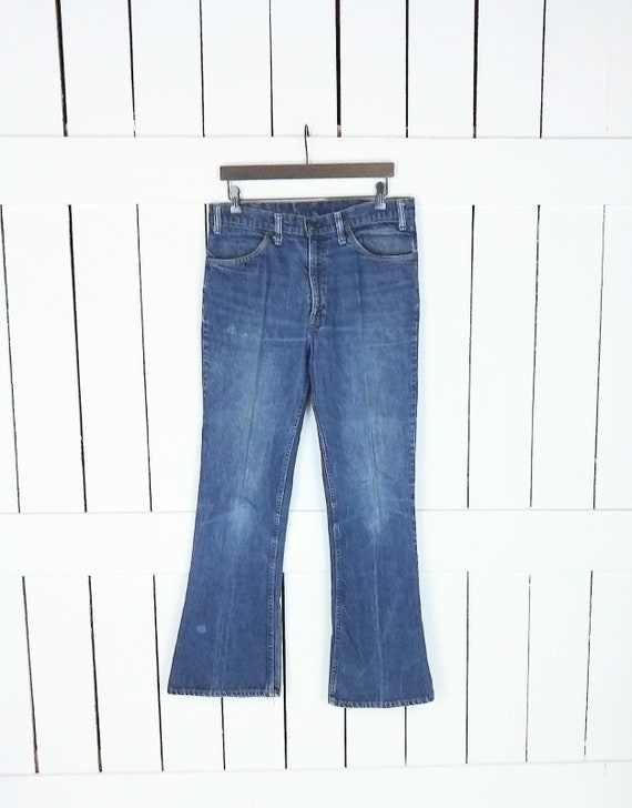 Levis orange tab blue high waisted zipper fly den… - image 1