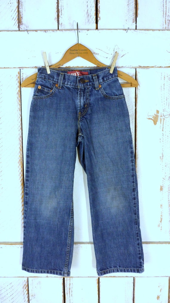 Kids/childrens 550 Levis relaxed fit blue denim j… - image 7