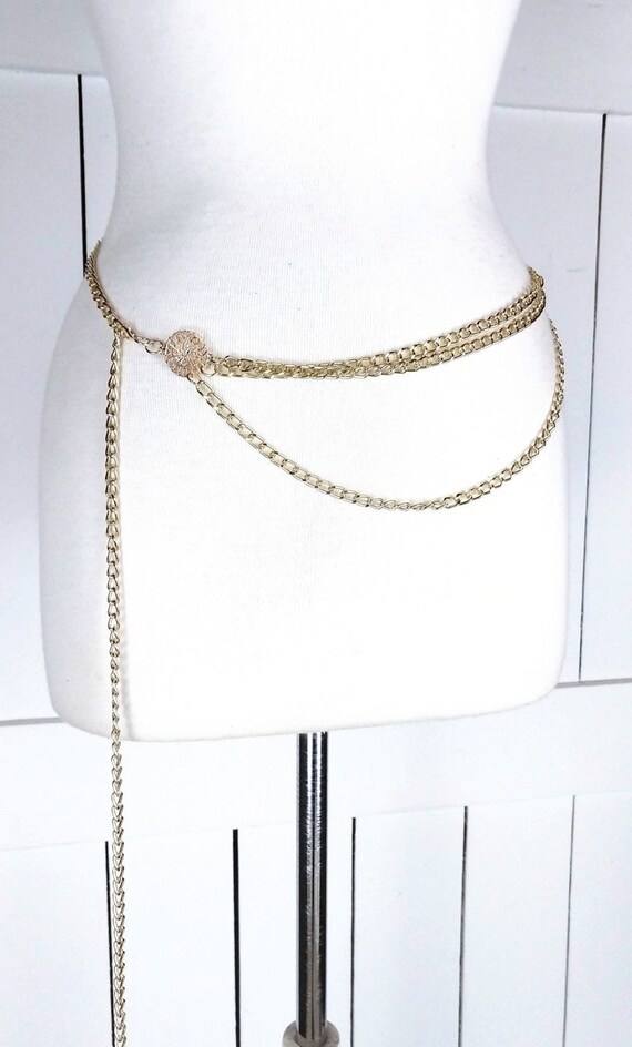 metal chain belt Gem