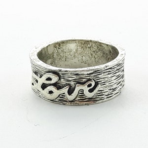 Silver Love Ring