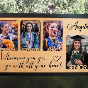 Custom High School Graduation Personalized Picture Frame 2025 Graduate Gift Display Class of 2025 Photo Frame