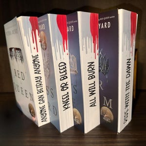 The Red Queen Series - Airbrush Sprayed and Stenciled Edges
