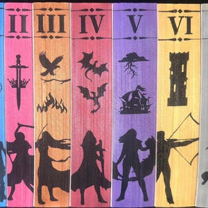 Throne of Glass Series - Airbrush Stenciled and Sprayed Edges