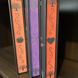 Once Upon a Broken Heart Series - Airbrush Sprayed and Stenciled Edges
