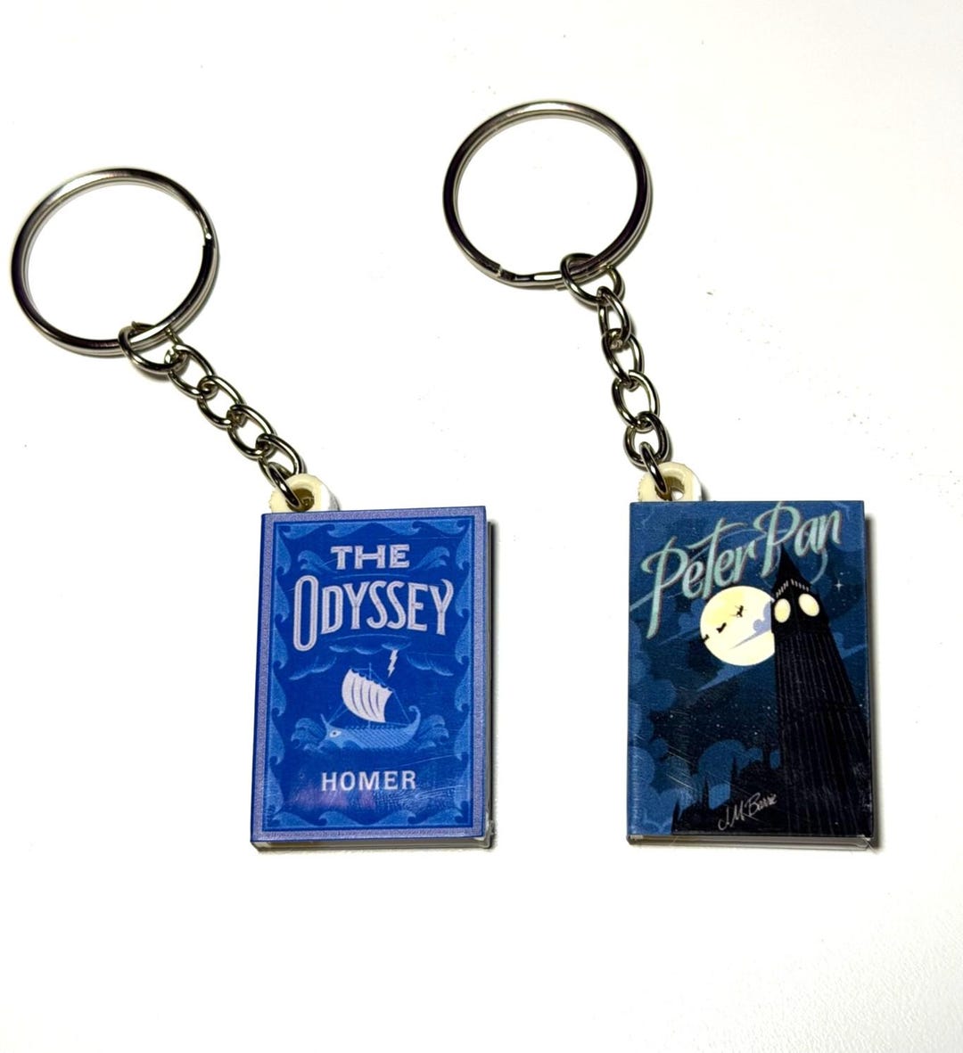 CUSTOM Book Keychain - Etsy