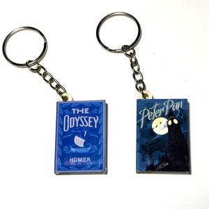 CUSTOM Book Keychain