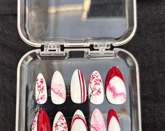 Cherry blossom press on nails!