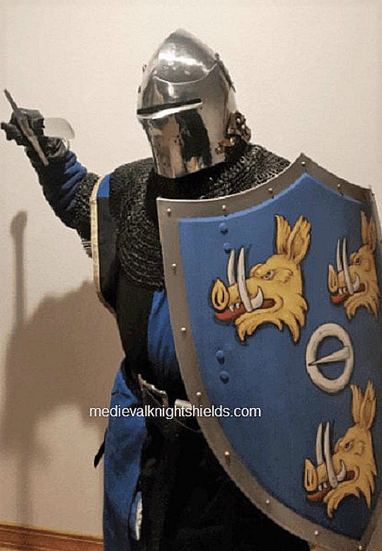 手描きの紋章 十字軍騎士の盾：中世の紋章家紋 SCA 盾 - Etsy 日本