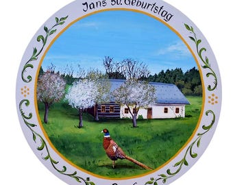 Hunting Portrait Wall Plaque - European Shooting Targets Home Decor -  Schützenscheibe