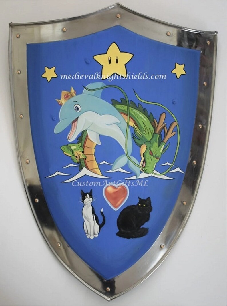 Novelty Coat of Arms Shields Custom Family Crest Paintings Etsy