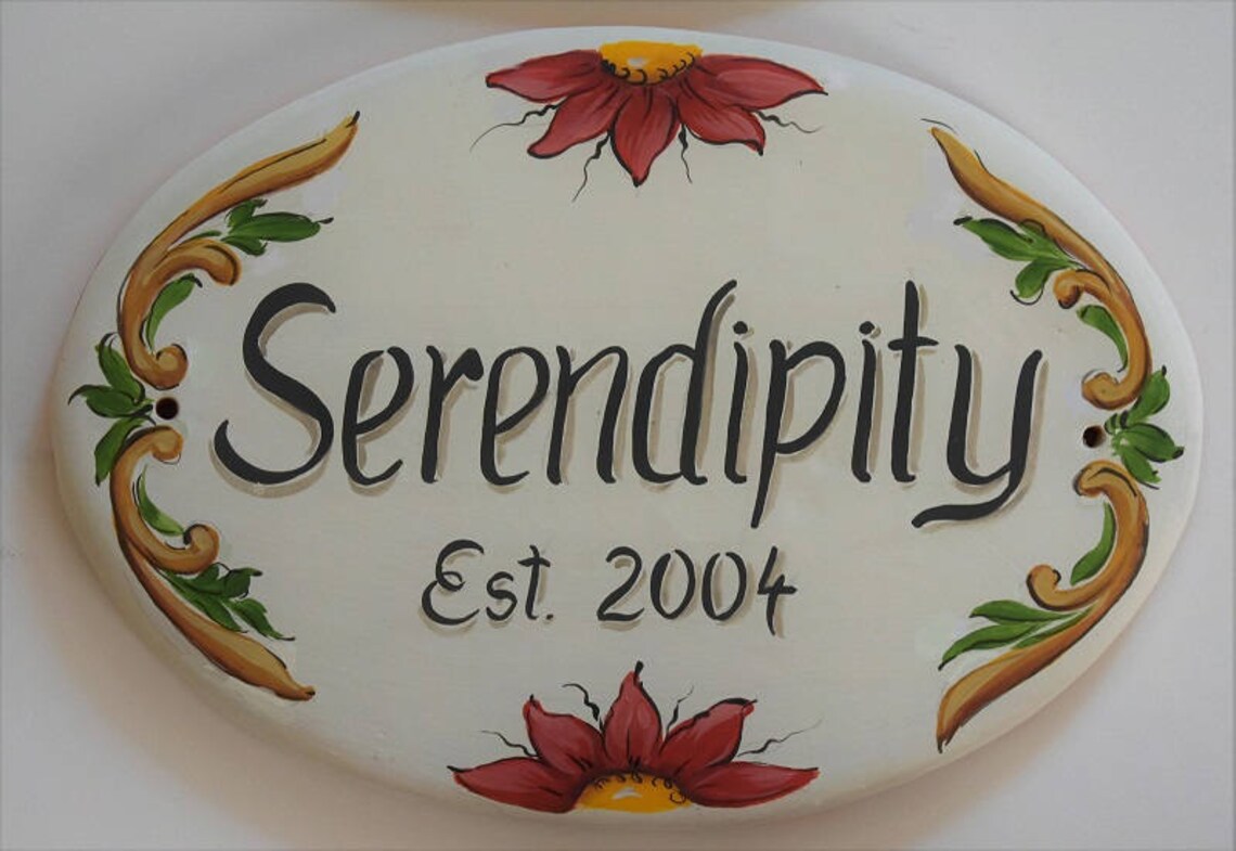 Custom Ceramic House Address Plaque Ceramic House Sign Etsy