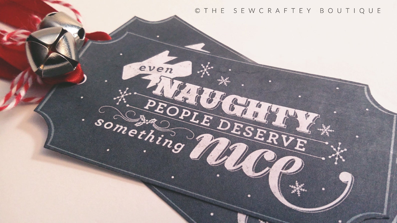 Naughty and Nice Christmas Gift Tags Instant Download - Etsy