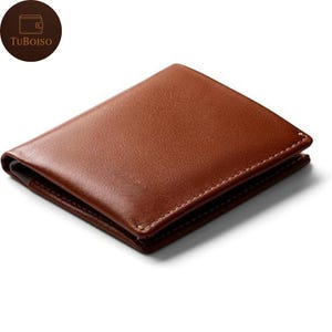 Billetera para billetes: diseño delgado de cuero plegable, bloqueo RFID, capacidad para 4-11 tarjetas, monedero, compartimento plano para billetes.
