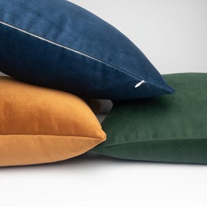 Velvet Pillow Covers Solid Luxury, Any Size Velvet Throw Pillow Cover, Soft Velvet Cushions, Decorative Pillows For Sofa Livingroom Bedroom
