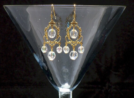 Chandelier crystal earrings