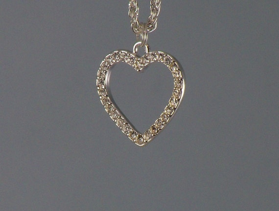 Swarovski crystal heart necklace