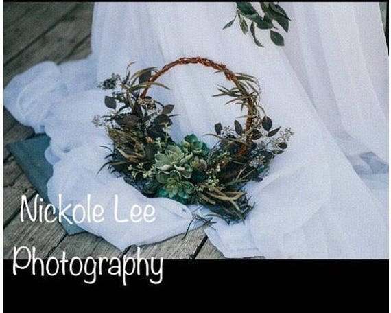 Hoop bouquet